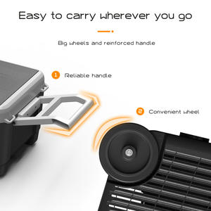 Frigorifero Portatile M40 da 40L con Compressore DC, Alimentazione a Batteria, Controllo Elettronico, Doppia Zona, 12V per Auto e Campeggio - Product Image 2