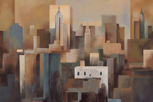 Papel Tapiz Impermeable con Diseño de Pintura al Óleo Personalizada, Mural de Pared con <span class=keywords><strong>Cactus</strong></span> Urbanos Frescos para Dormitorio y Comedor, Decoración del Hogar - Product Image 4