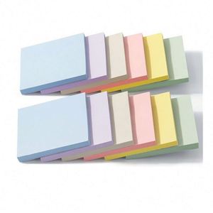 Bloc de Notas Adhesivas Morandi Color, Juego de 12 Libros, 76x76cm, Papelería para Oficina y Estudiantes, 60 Páginas por Libro - Product Image 5