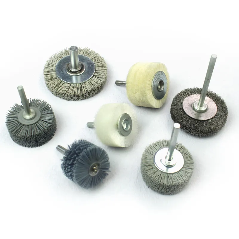 Inner Grinding Polishing Deburring Brush Silicon Carbide Wire Cylindrical Brush Tube Brush With Handle