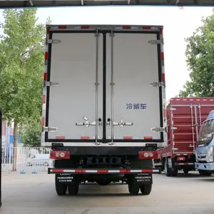 China Famous Brands Foton FAW Light Duty -18 Degree Deep Frozen Cargo Transporting Refrigerition Truck