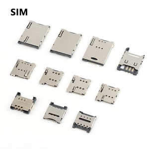 Hotsale Alta Qualidade Empurre 7 Pin Conector de cartão <span class=keywords><strong>sim</strong></span> <span class=keywords><strong>card</strong></span> PUSH-PUSH <span class=keywords><strong>micro</strong></span> smd