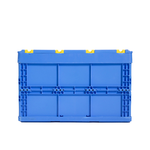 600*400*210mm bleu pliable PP caisse couvercle recyclable logistique Transport boîte solide conteneur 600*400 pliable pliable - Product Image 5