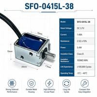 Solénoïde mini push-pull à course longue de 3 mm, 3,7 V, 12 V, 24 V CC, personnalisé, directement de l'usine, pour distributeurs automatiques