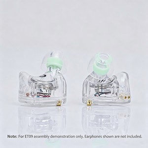 Puntas de Silicona Líquida Transparentes de Dos Colores para Auriculares, Fundas de Silicona para Auriculares, Puntas de Silicona Suaves con Reducción de Ruido para Sistema Hifi - Product Image 4
