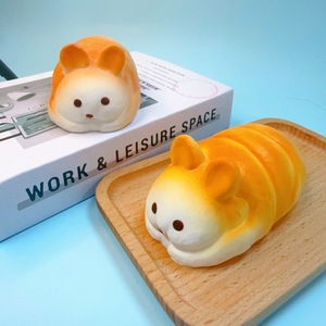 Jouet anti-stress en forme de pain de chat à rebond lent, doux et moelleux, pour la décoration, jouet alimentaire créatif - Product Image 5