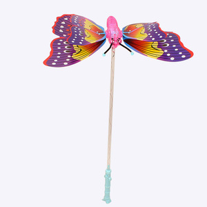 Giocattolo Novità: Farfalla Musicale Elettronica con Bacchetta Magica, Decorazione per Feste, Bastoncino Luminoso - Product Image 2