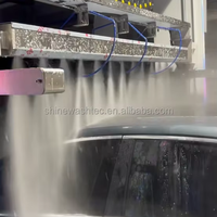 Lave-auto automatique sans contact à prix d'usine avec bras de levage ultrasonique, équipement de lavage de voiture robotisé à 360 degrés