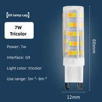 Ampoule LED de remplacement pour éclairage de bureau, dimmable, 3W-8W, AC/DC 110-220V, SMD G4 G9 E27/E14