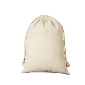 Bolsa de Almacenamiento con Cordón y Bolsillo, 100% Algodón, Personalizable con Logotipo, para Joyería, Anillos, Té, Transpirable, Reciclable - Product Image 1