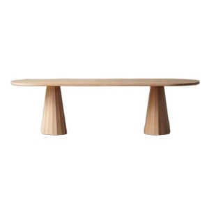 Vente en gros d'usine de meubles de restaurant de <span class=keywords><strong>haute</strong></span> qualité <span class=keywords><strong>Table</strong></span> à manger rectangulaire en <span class=keywords><strong>chêne</strong></span> <span class=keywords><strong>massif</strong></span> français - Product Image 1