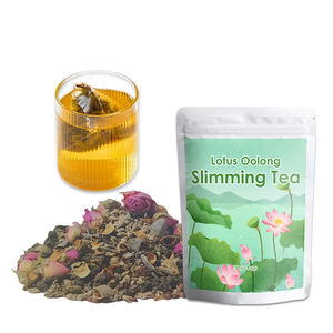 Thé Détoxifiant Biologique à Base de Plantes pour un <span class=keywords><strong>Ventre</strong></span> <span class=keywords><strong>Plat</strong></span> et une Santé Optimale, Mélange de Thé Oolong et de Feuilles de Lotus - Product Image 3
