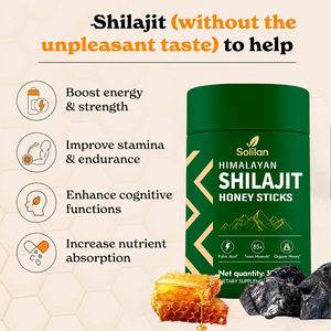 Gomitas de Shilajit del Himalaya Veganas HALAL de Marca Privada OEM de Fábrica, 30 Unidades, Miel Orgánica y Azafrán, Aumentan la Energía y la Fuerza para Adultos - Product Image 2