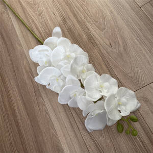 Vente en gros de longues tiges d'orchidées artificielles Phalaenopsis papillon orchidée fleur <span class=keywords><strong>fleurs</strong></span> décoratives pour la maison - Product Image 4