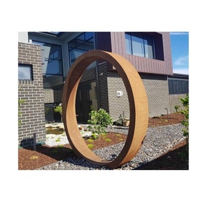 <span class=keywords><strong>Sculpture</strong></span> en acier corten de conception Moongate - Product Image 1