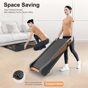 Db Home Fitness <b>Walking</b> <b>Pad</b> <b>Foldable</b> Under Desk Treadmill 8% Incline Electric With Lcd Screen For Gym Use - Product Image 5