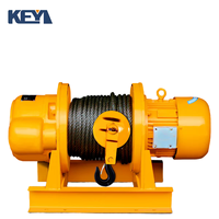 Treuil à câble simple en acier robuste 1t-10t, palan électrique 380V certifié CE pour levage de bateaux et de matériel de construction