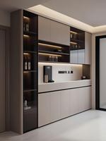 Buffet personnalisé ouvert/fermé, anti-rayures, pour studio, appartement, salle à manger, bistro, bar, rangement