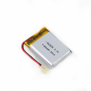 แบตเตอรี่ลิเธียมไอออนโพลิเมอร์<span class=keywords><strong>3</strong></span>.7V 400mAh 502535 mAh แบตเตอรี่ Lipo ลิเธียมไอออนแบบชาร์จไฟได้ LP502535กับ PCB - Product Image 2