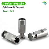 Dentium Fixture Lab Analogique pour la production de piliers d'implants dentaires OEM ODM Service personnalisé Compatible avec le système européen coréen