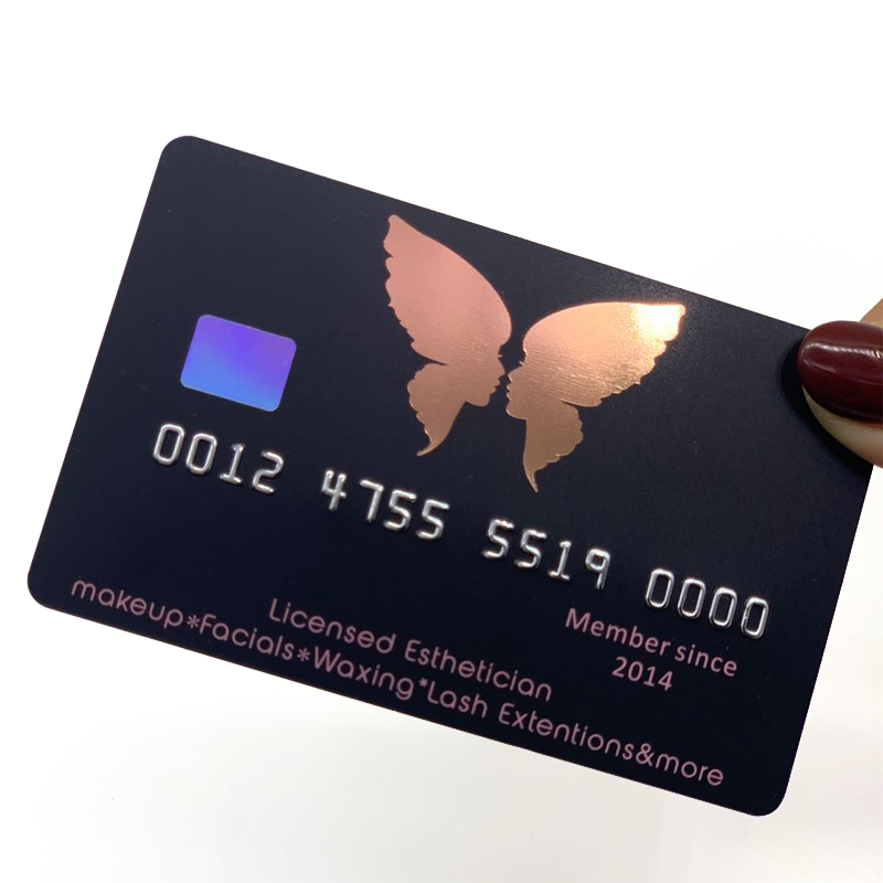 Logotipo personalizado visto cartão de crédito tamanho plástico pvc associação gift card luxo cartão com números em relevo e chip