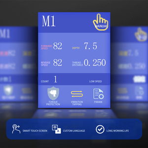 เครื่องเจาะแบบตั้งโต๊ะที่ดีที่สุดสำหรับการต๊าปเกลียวสกรู พร้อมมอเตอร์เกียร์ PLC ปั๊ม ลูกปืน และชุดเกียร์-110V/220V/380V - Product Image 6