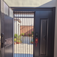 Moustiquaire de porte et fenêtre invisible en acier inoxydable 20 mailles, design moderne, anti-effraction, résistante aux insectes, pour usage hôtelier 5
