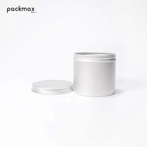 Bouteille en aluminium 64*78mm 200ml pour herbes et baies de Goji - Contenant métallique pour pilules et aliments secs - Product Image 1
