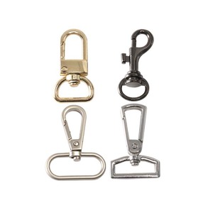 The Second Button Metal Carabiner Keychain Zinc Alloy Oval Lobster Buckle Fashion Classic Hard Wearing DIY Accessory - Product Image 1