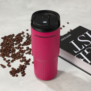 316 mới bằng thép không gỉ chân không chai lớn Mac đôi uống rơm cốc cà phê cầm tay chống rò rỉ 6-12 giờ thiết kế hiện đại - Product Image 6