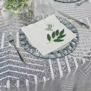 High Quality Cheap Shiny Round <strong>Table</strong> Cover Fancy Rectangular Sequin <strong>Table</strong> <strong>Cloth</strong> for Wedding - Product Image 5