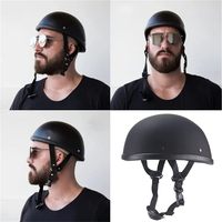 Casque de moto vintage ouvert OOH New XL ABS homologué DOT pour adultes hommes femmes