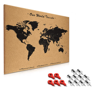 Bản Đồ Thế Giới Nút Chai Hội Đồng Quản Trị Thiết Kế Đa Chức Năng Di Chuyển Bảng Thông Báo Trang Trí Nội Thất Tường Giáng Sinh Trang Trí Trang Trí Thư Tin Nhắn - Product Image 3