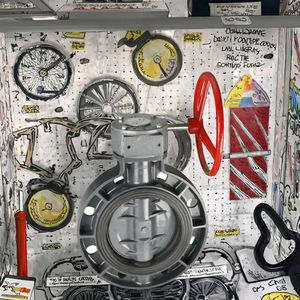 Válvula de Mariposa Manual de PVC Tipo Wafer con Manija de Plástico para Control de Flujo de Agua DN50-200mm - Product Image 2