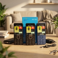 Venta al por Mayor de Itel 2160 Desbloqueado 1. Teléfono Celular de 77 Pulgadas 2G Barato de Tamaño Pequeño con Doble SIM GSM y Teclado QWERTY