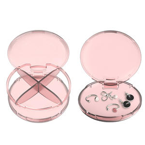 Caja de Almacenamiento Transparente Mini Personalizada con Cuatro Compartimentos, Estuche de Joyería Sellado a Prueba de Agua para Viajes, Campamentos y Regalos - Product Image 2