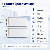 Produsen Enrichpower 350wh/kg Baterai Lipo Drone/UAV/FPV 3.95V 26000mAh Daya Tahan Lama Baterai Drone Berkapasitas Tinggi