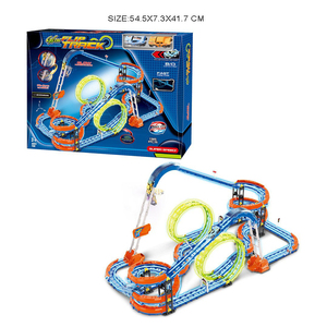2025 pistas luminosas juguetes niños DIY montaje riel de alta velocidad control remoto vehículo juego pista de carreras eléctrica con <span class=keywords><strong>coches</strong></span> rc - Product Image 4