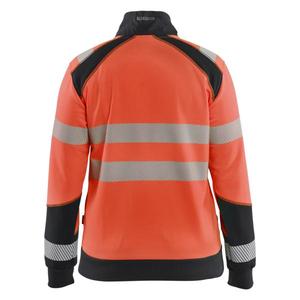 BLAKLADER - 350825285599S Sudadera Mujer Hi-Vis con cremallera Rojo hi-vis/negro-EAN 7330509933671 ROPA DE TRABAJO DE LA HI-VIS - Product Image 2