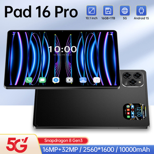 New 10.1" Education Tablet PC <strong>Pad</strong> 16 Pro 16GB+1TB Octa Core Processor Front Camera Professional Keyboard Android 15 GSM <strong>3G</strong> Wi-Fi - Product Image 2
