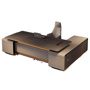 Elegante minimalista moderno MFC escritorio ejecutivo convertible Boss Mesa para el hogar Oficina Hotel escuela apartamento Presidente gerente Mesa - Product Image 6