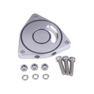 Aluminium black/silver alloy BOV spacer for Hyundai Genesis Coupe and for Kia 1.6 T 2.0 t for Honda Civic 1.5 T engine