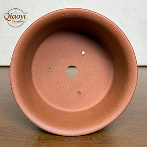 Macetas Redondas Pequeñas de <span class=keywords><strong>Arcilla</strong></span> Púrpura para Bonsái Yixing, Artesanales, con Drenaje Superior, Ecológicas, para Suculentas - Product Image 5