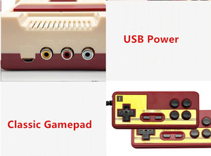 <span class=keywords><strong>Consola</strong></span> de Juegos Clásica FC 1000 en 1, <span class=keywords><strong>Consola</strong></span> de Videojuegos de 8 Bits con 1000 Juegos Integrados, Puerto de TV, Color Rojo y Blanco - Product Image 5