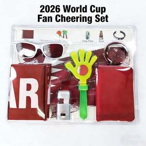 Offre Spéciale Coupe du Monde de Football 2026 Qatar : Kit de Supporter Personnalisé avec Écharpe et Lunettes – Vente en Gros USA Canada - Product Image 1