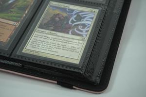 Nouveau style, classeur de cartes à collectionner en cuir PU noir personnalisé à 9 pochettes, pages intérieures en PP pour collection de cartes, échantillon disponible - Product Image 3