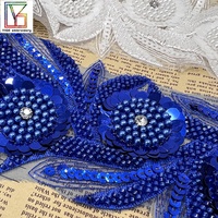 Nouveau Design personnalisé perlé fleur coupe dentelle afrique dentelle tissu pour dames robe/mariée Applique Nigeria strass dentelle garniture