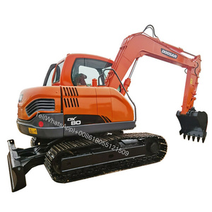 Excavadora de Ruedas Doosan Dx60W Dx60 Dx80 Dx140 Dx150 Dx210 Dx140 de 8 Toneladas con Motor de 41KW - Product Image 2