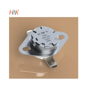 Özel termal koruyucu termal sıcaklık anahtarı KSD301 Bimetal termostat KSD301