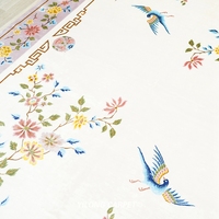 YILONG 183x274cm Art chinois décoration Design Oriental tapis en soie tapis noué à la main